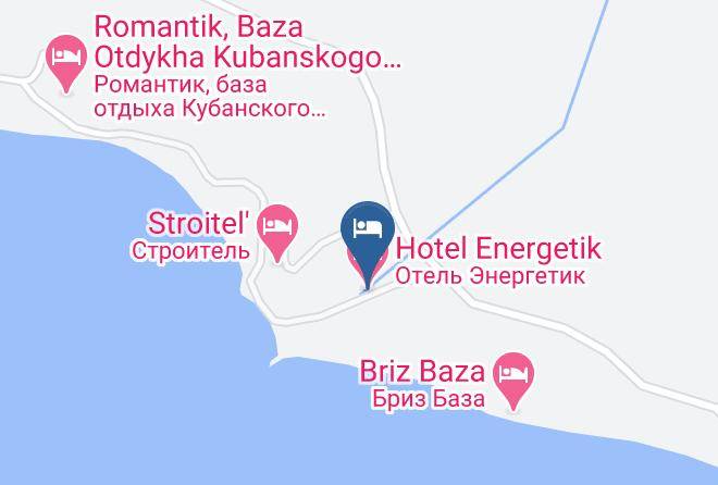 Novorossiysk - Hotel Energetik Maps
