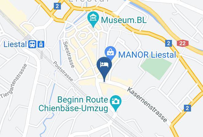Liestal - Hotel Engel Liestal Maps