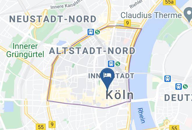 Cologne - Hotel Engelbertz Maps