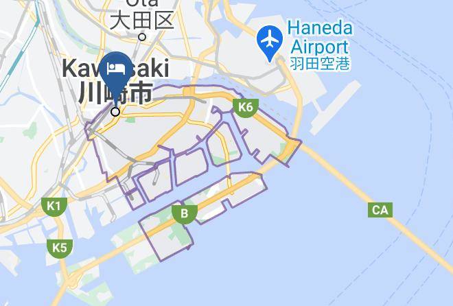 Kawasaki City Kawasaki Ward - Hotel Enmichi Maps