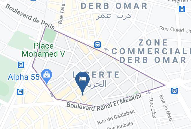 Casablanca - Hotel Ennasma Maps
