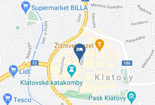 Klatovy - Hotel Ennius Maps