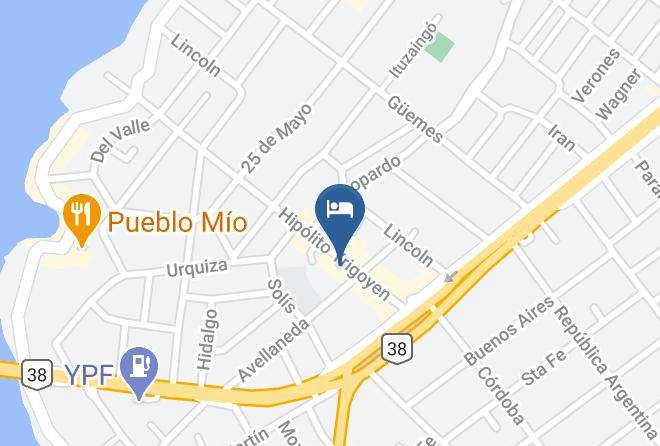 Santa Maria Department - Hotel Enrimar Maps