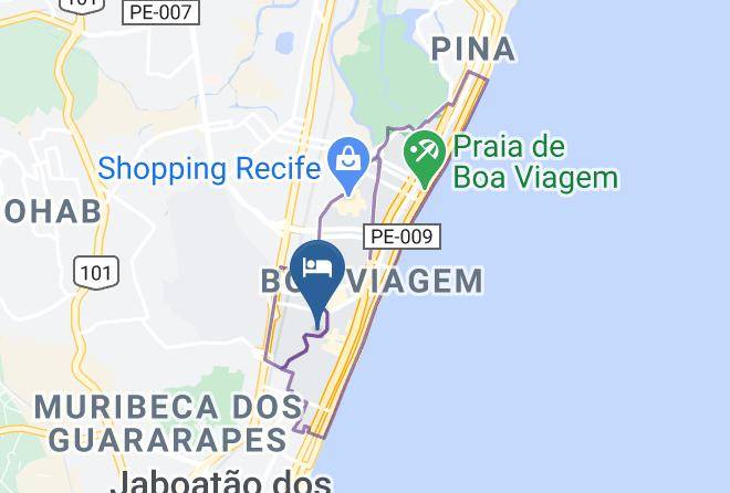 Recife - Hotel Enseada Aeroporto Maps