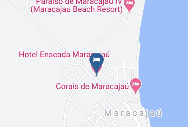 Maxaranguape - Hotel Enseada Maracajau Maps