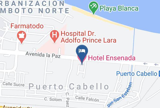 Puerto Cabello - Hotel Ensenada Maps