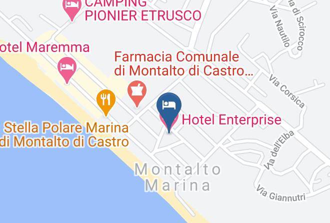 Viterbo - Hotel Enterprise Maps