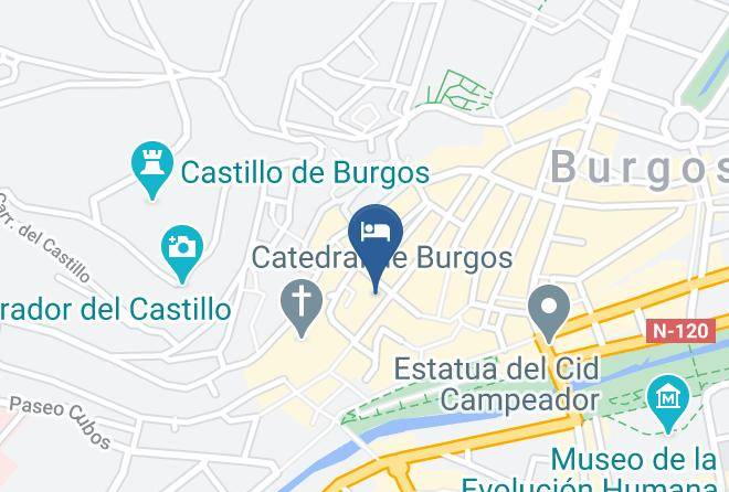 Burgos - Hotel Alda Entrearcos Maps