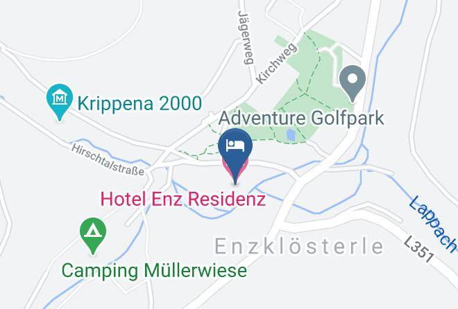 Hotel Enz Residenz Map