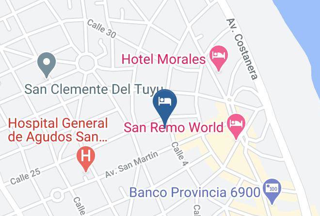 Mar Del Tuyu - Hotel Eo Park Maps