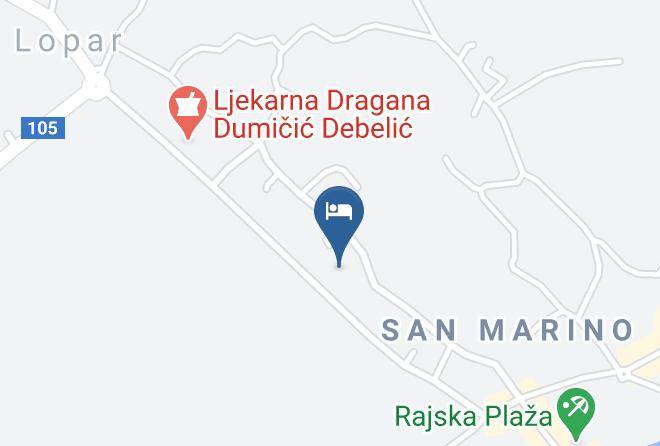Lopar - Hotel Epario Maps