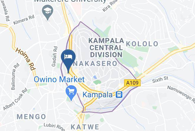 Kampala Cityncil - Hotel Equatoria Maps