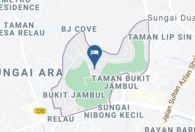 Hotel Equatorial Penang Map
