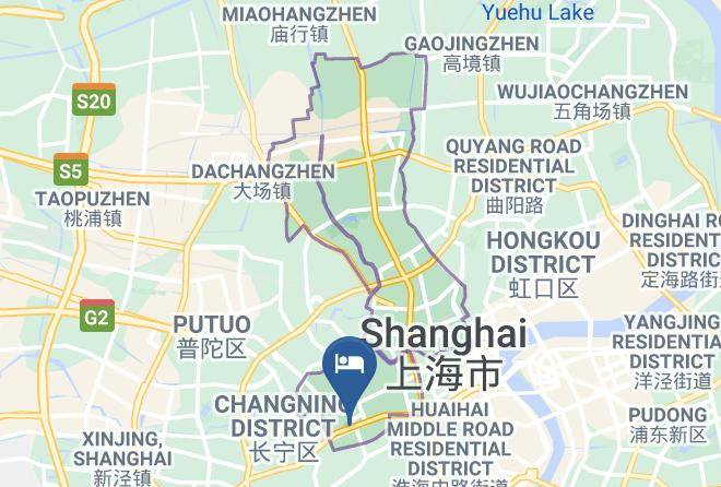 Jing An District - Hotel Equatorial Shanghai Maps
