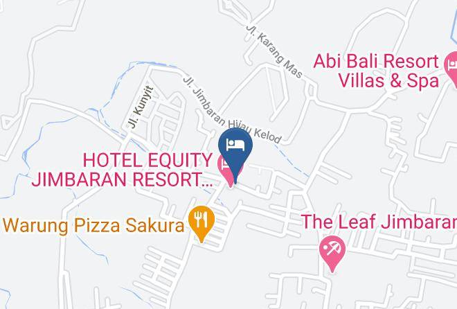 Badung Regency - Argya Santi Resort Jimbaran Maps