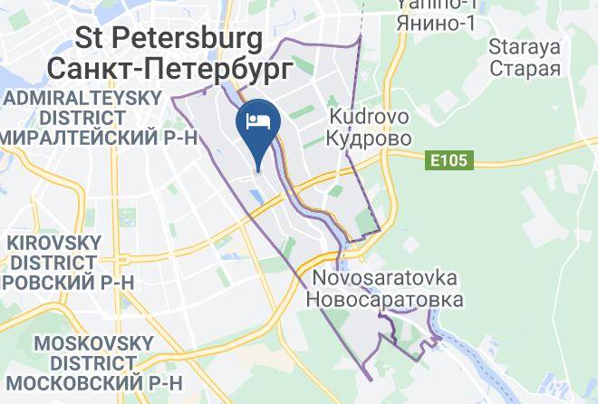 Saint Petersburg - Hotel Era On Tsimbalina Maps