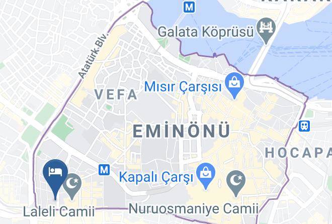 Fatih - Hotel Erdem Maps