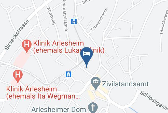 Arlesheim - Hotel Eremitage Maps