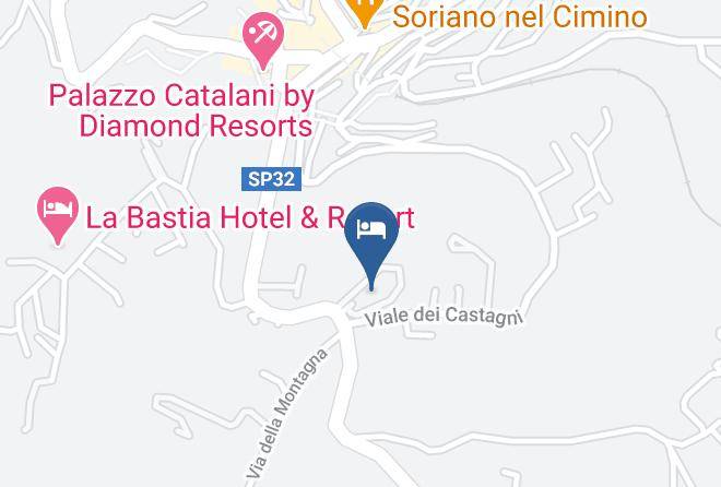 Viterbo - Hotel Eremo Maps