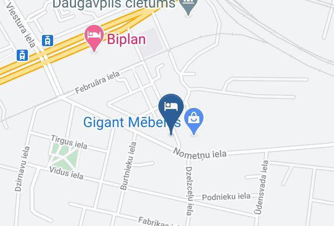 Daugavpils - Hotel Erfolg Maps