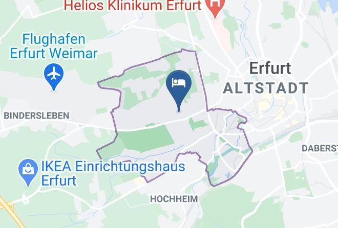 Erfurt - Hotel Erfurtblick Maps