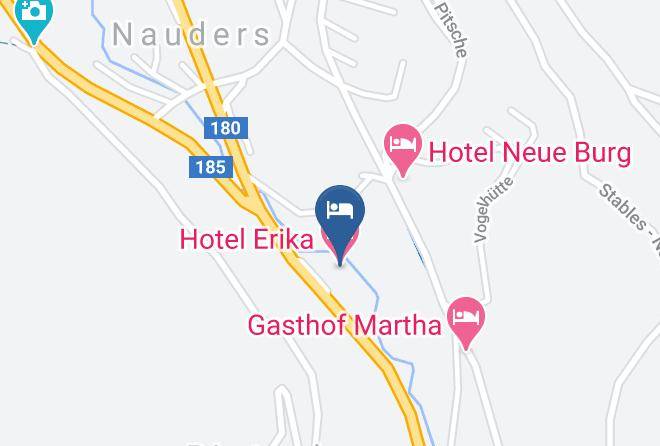 Landeck - Hotel Erika Maps