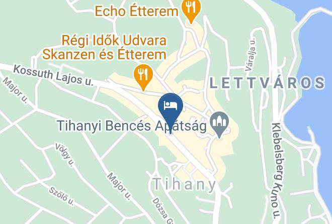 Tihany - Hotel Erika Patio Kft Maps