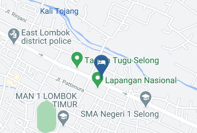 Lombok Timur - Hotel Erina Maps