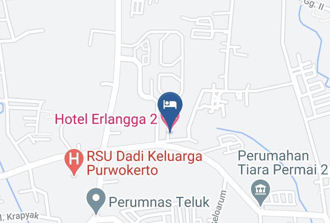 Hotel Erlangga 2 Map