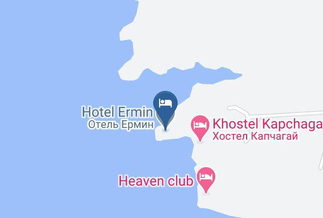 Kazakhstan - Hotel Ermin Maps