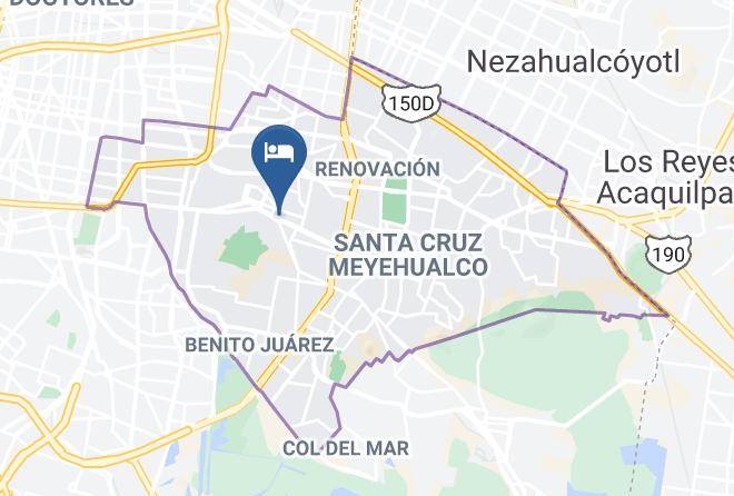Iztapalapa - Hotel Ermita Maps