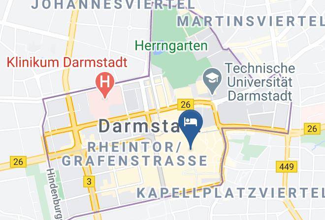 Darmstadt - Hotel Ernst Ludwig Maps
