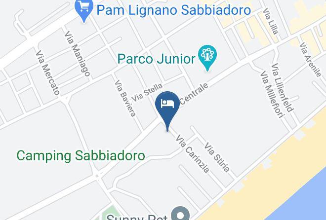 Udine - Hotel Eros Maps