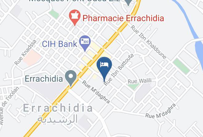 Errachidia - Hotel Errachidia Maps