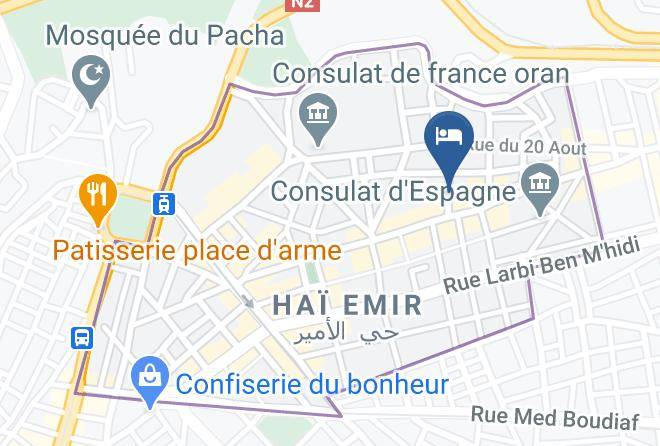 Oran - Hotel Errayane Maps