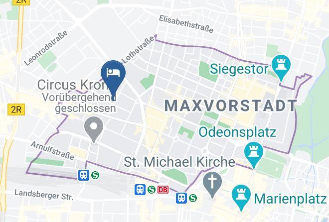 Munich District - Hotel Erzgiesserei Europe Maps