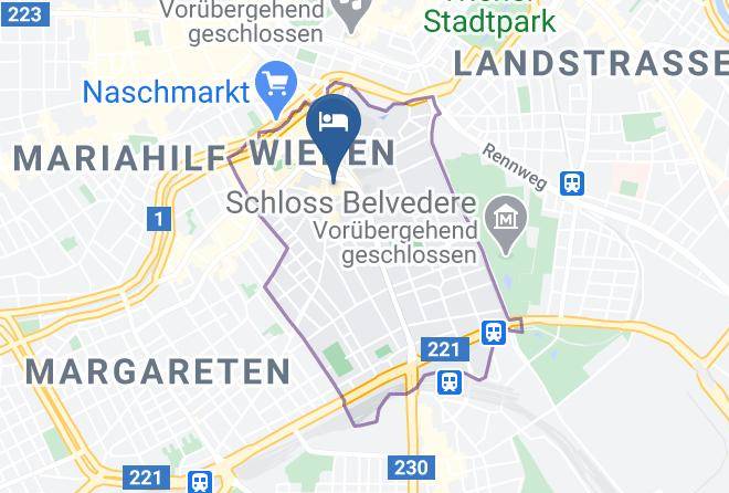 Vienna Wieden - Schick Hotel Erzherzog Rainer Maps