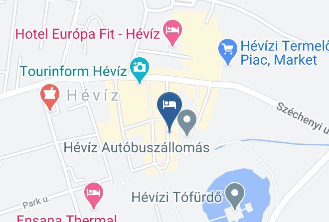 Heviz - Hotel Erzsebet Maps