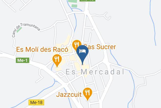 Baleares - Hotel Es Mercadal Maps