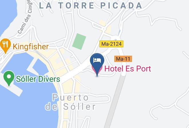 Baleares - Hotel Es Port Maps