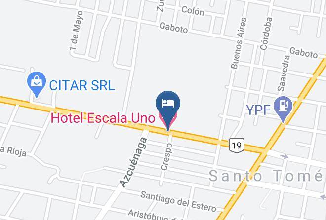 Santa Fe - Hotel Escala Uno Maps
