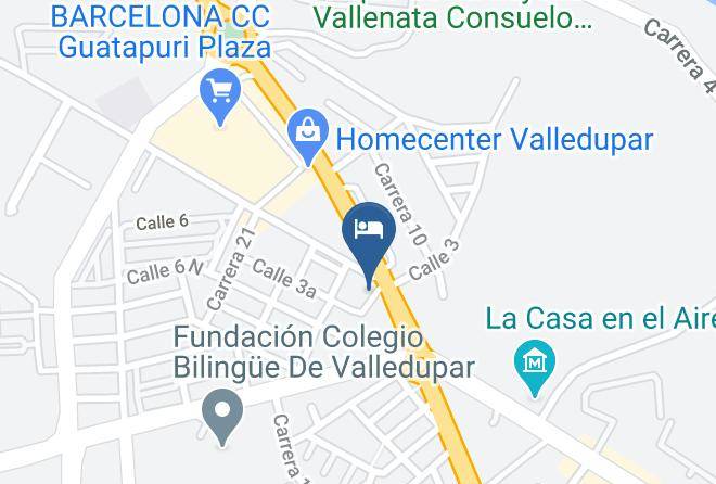 Valledupar - Hotel Escala Maps