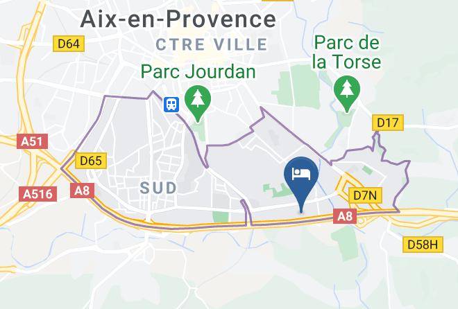Bouches Du Rhone - Hotel Escale Oceania Aix En Provence Maps