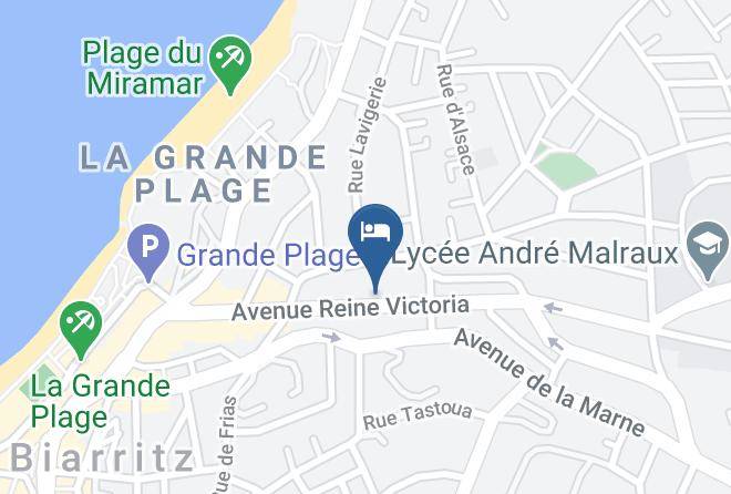 Pyrenees Atlantiques - Hotel Escale Oceania Biarritz Maps