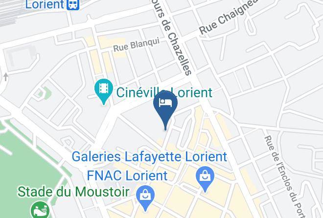 Morbihan - Hotel Escale Oceania Lorient Maps