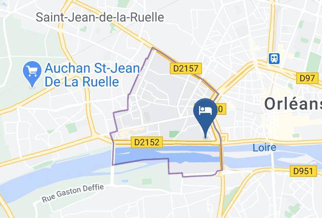 Hotel Escale Oceania Orleans Map