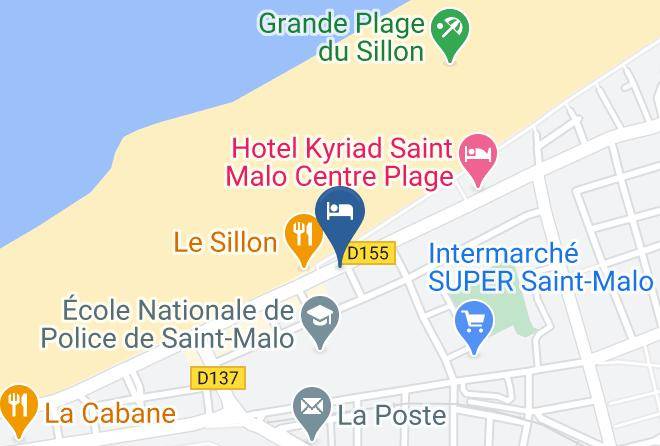 Ille Et Vilaine - Hotel Escale Oceania Saint Malo Maps