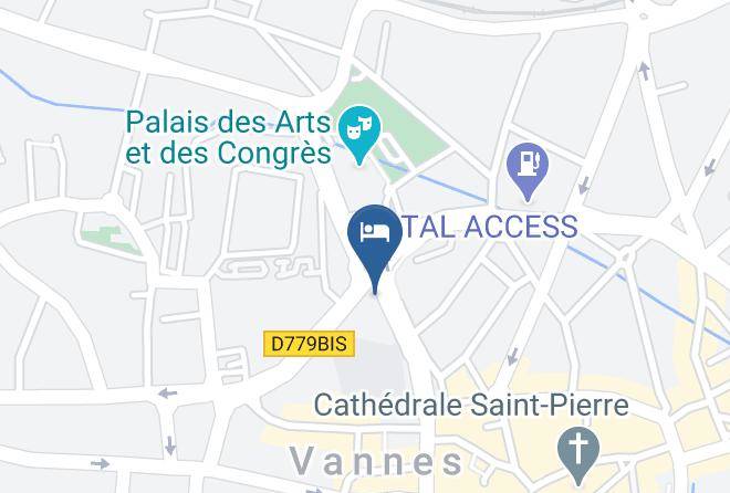 Morbihan - Hotel Escale Oceania Vannes Maps