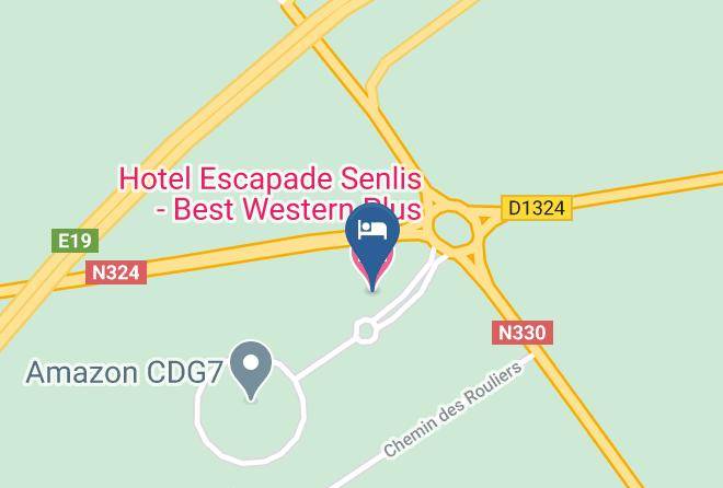 Oise - Hotel Escapade Senlis Best Western Plus Maps