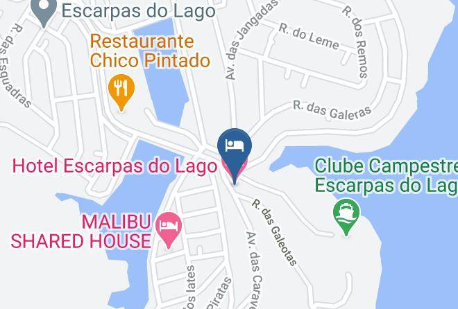 Capitolio - Hotel Escarpas Do Lago Maps